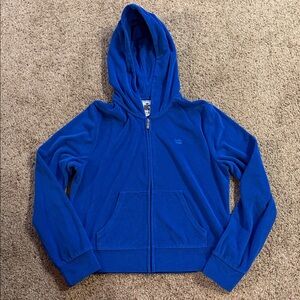 Juicy Couture Vibrant Blue Zip-Up Hoodie